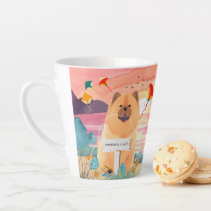 SEESHELLZ 4 SALE  chow Latte Mug