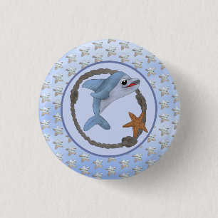 Seestern mit Muster 3 Cm Round Badge