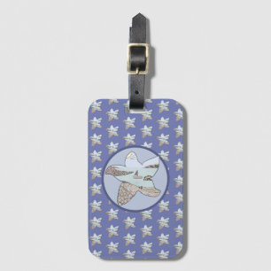 Seestern mit Muster Luggage Tag