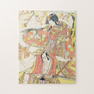 Segawa Kikunojo as a Woman Katsukawa Shunsho art Jigsaw Puzzle