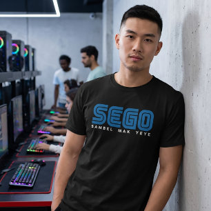 SEGO Sambel Mak Yeye - Parody Brand Logo Game T-Shirt