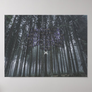 Segovia Amil Witchy Poem Poster