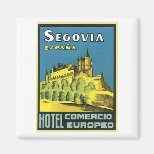 Segovia Espana Hotel Comercio Europeo Magnet