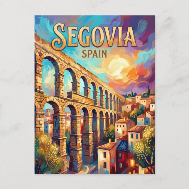 Segovia Spain Postcard (Front)