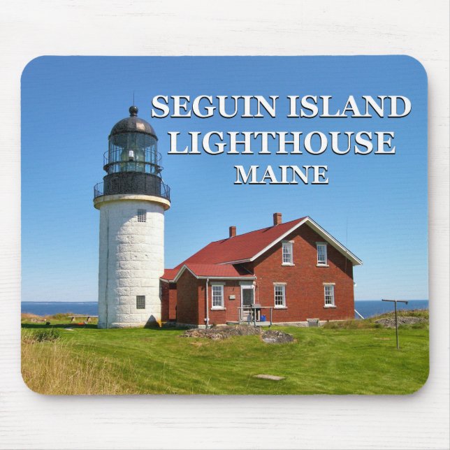 Seguin Island Lighthouse, Maine Mousepad (Front)