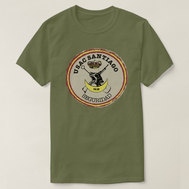 SEGURIDAD ACUARTELAMIENTO SANTIAGO, MELILLA T-Shirt (Design Front)