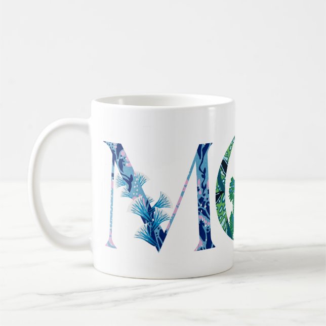 Seguy Papillons MOM text Coffee Mug (Left)