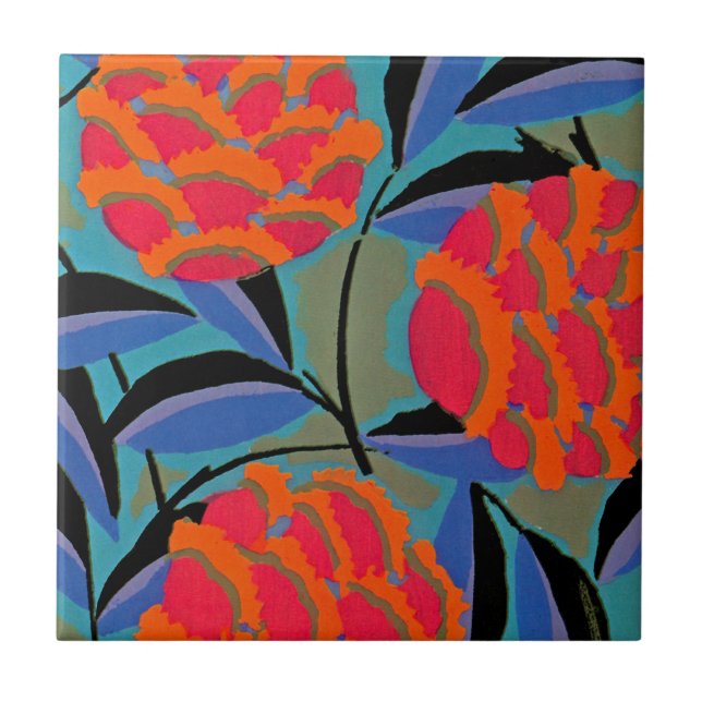 Seguy's Art Deco #2 at Emporio Moffa Ceramic Tile (Front)