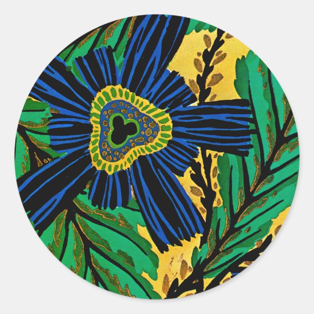 Seguy's Art Deco #3 at Emporio Moffa Classic Round Sticker (Front)