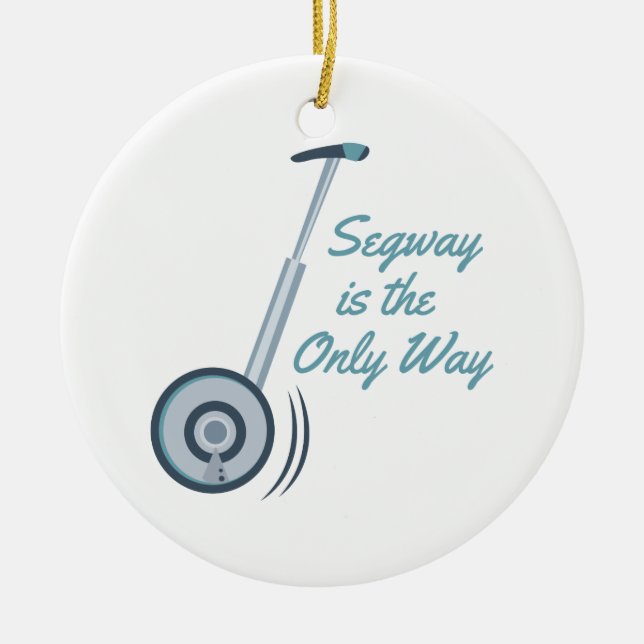 Segway Ceramic Tree Decoration (Front)