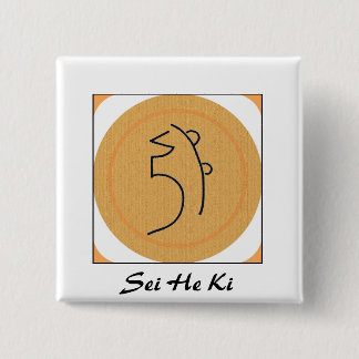 Sei He Ki Reiki Symbol 15 Cm Square Badge