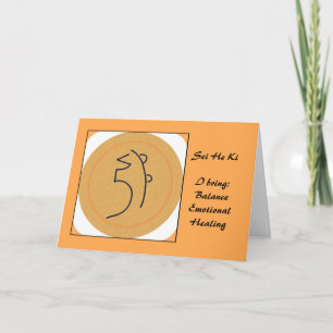 Sei He Ki Reiki Symbol Card