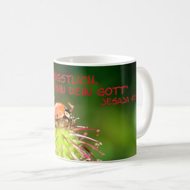Sei nicht ängtlich.... coffee mug (Front Right)