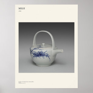 Seifu Yohei Floral Sake Pourer Art Poster