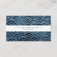Seigaiha Blue Wave Pattern