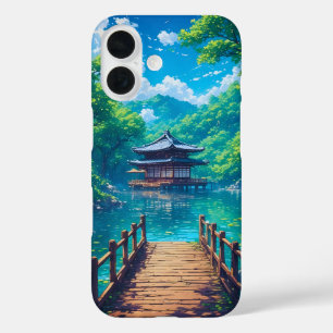 (Seijaku no Kohan) -  Lakeside Serenity iPhone 16 Case