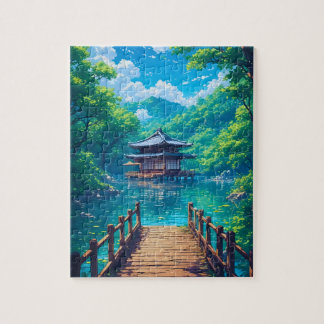 (Seijaku no Kohan) - Lakeside Serenity Jigsaw Puzzle