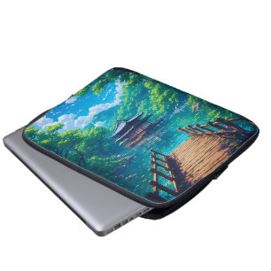 (Seijaku no Kohan) -  Lakeside Serenity Laptop Sleeve