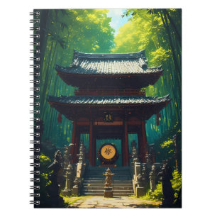 "Seijaku no Mon" – Gate of Tranquility Notebook