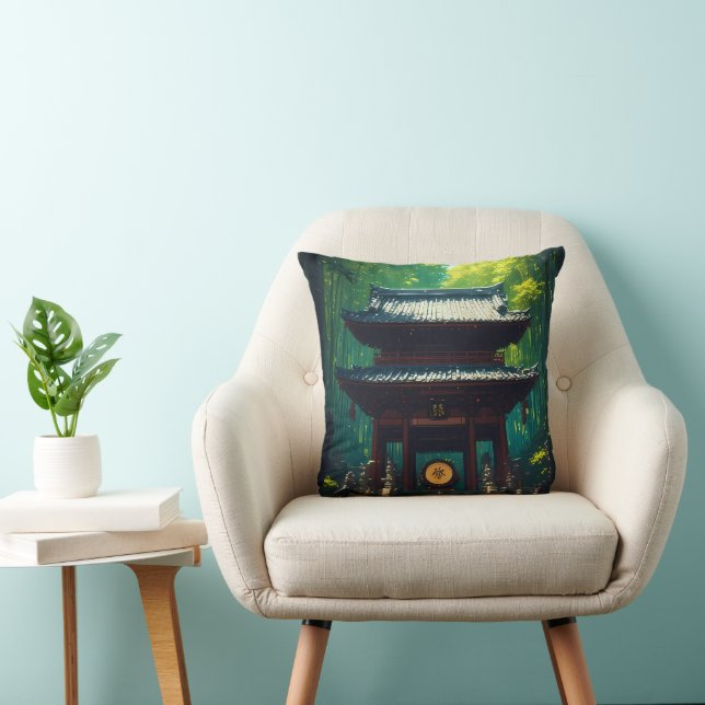 "Seijaku no Mon" – Gate of Tranquillity Cushion (Chair)