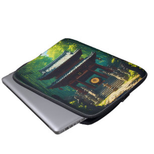 "Seijaku no Mon" – Gate of Tranquillity Laptop Sleeve