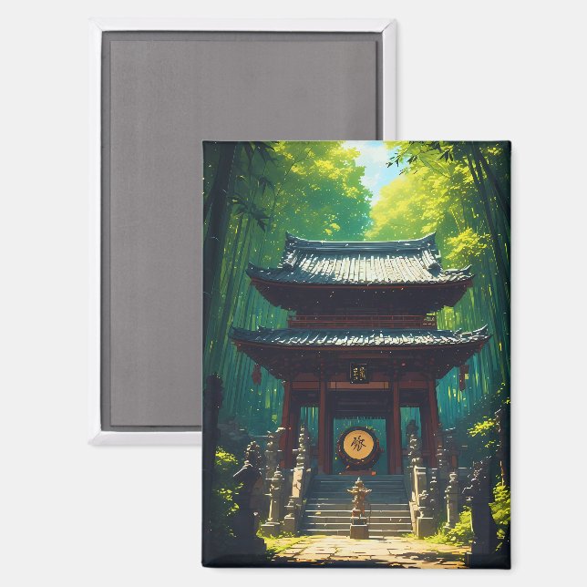 "Seijaku no Mon" – Gate of Tranquillity Magnet (Front/Back)