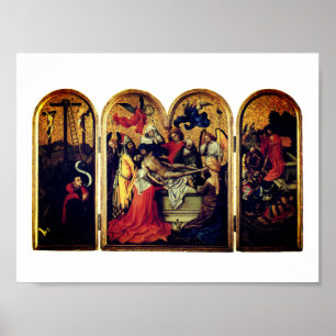 Seilern Triptych (by Robert Campin) Poster