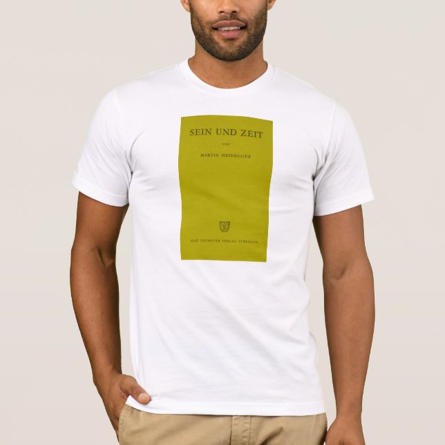 Sein Und Zeit / Being and Time Heidegger Yellow T-Shirt (Front)