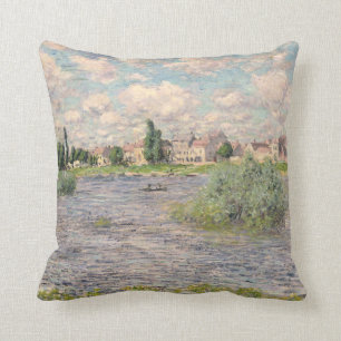 Seine at Lavacourt Cushion