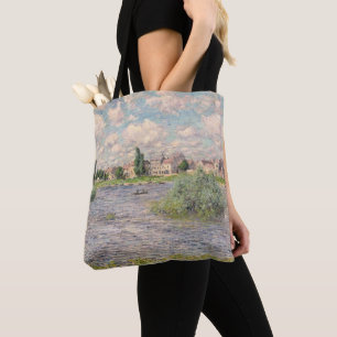 Seine at Lavacourt Tote Bag