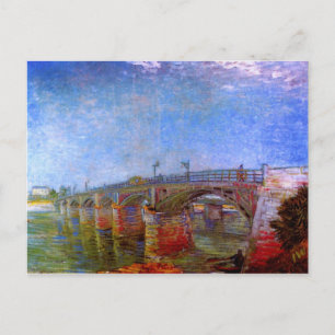 Seine Bridge at Asnières (F240)Van Gogh Fine Art Postcard