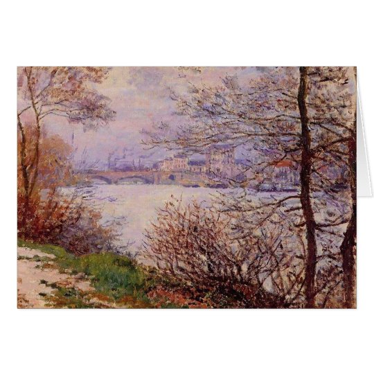 Seine River Fine Art Impressionism Card