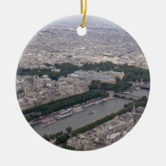 Seine River, Paris - Christmas Tree Ornament