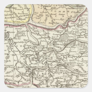 Seine River Square Sticker