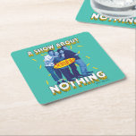 Seinfeld | A Show About Nothing Square Paper Coaster<br><div class="desc">This Seinfeld graphic features the whole crew and the quote,  "A show about nothing."</div>
