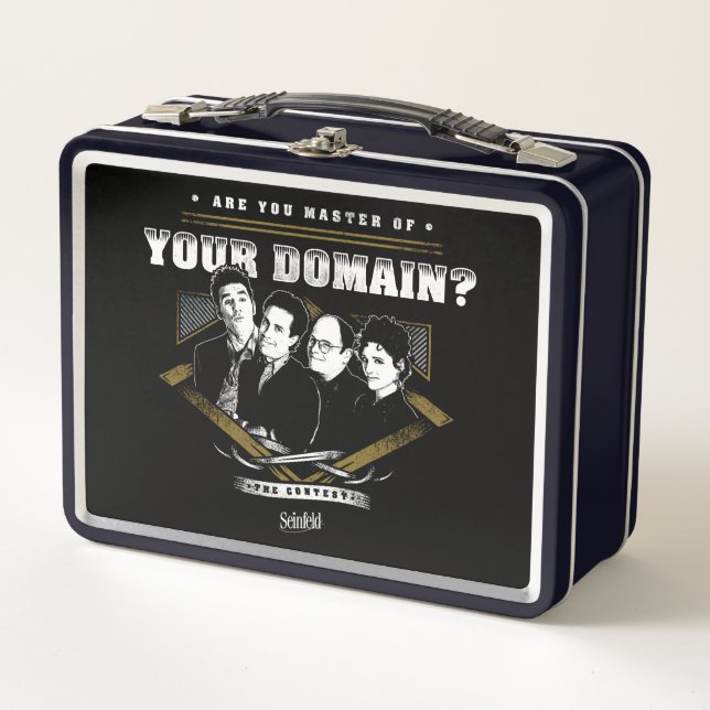 Seinfeld | Are You Master of Your Domain? Metal Lunch Box (Front)