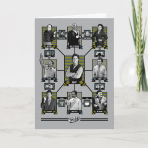 Seinfeld   Character Relationship Chart Card