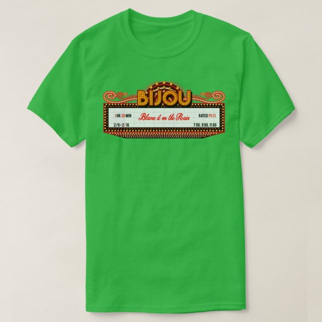 Seinfeld Collection Blame it on the Rain T-Shirt (Design Front)