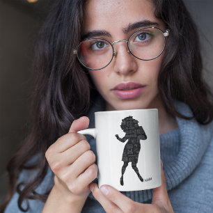 Seinfeld   Elaine Dance Silhouette Mug