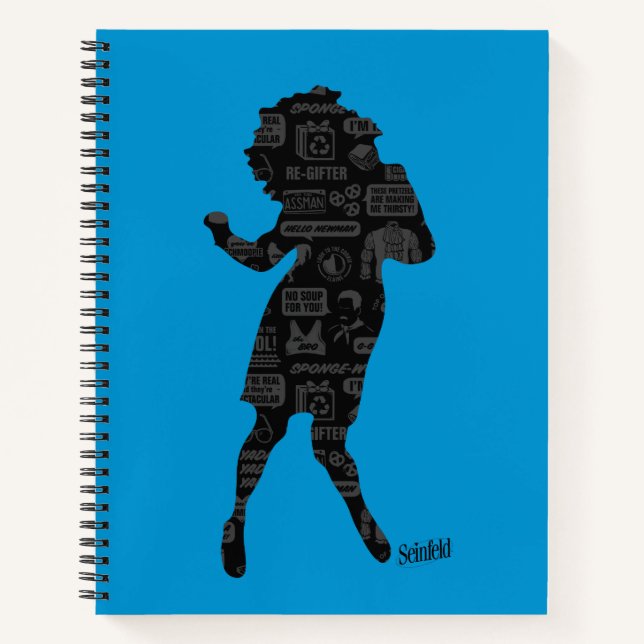 Seinfeld | Elaine Dance Silhouette Notebook (Front)