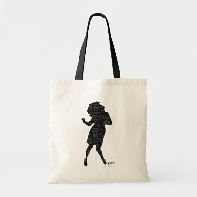 Seinfeld | Elaine Dance Silhouette Tote Bag (Front)