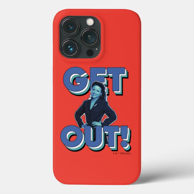 Seinfeld | Elaine - Get Out! Case-Mate iPhone Case (Back)