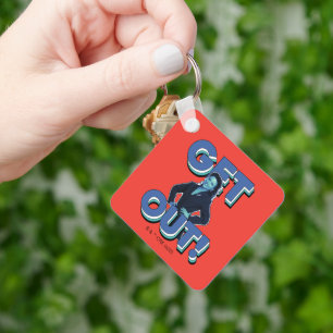 Seinfeld   Elaine - Get Out! Key Ring