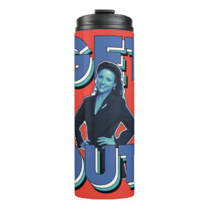 Seinfeld   Elaine - Get Out! Thermal Tumbler