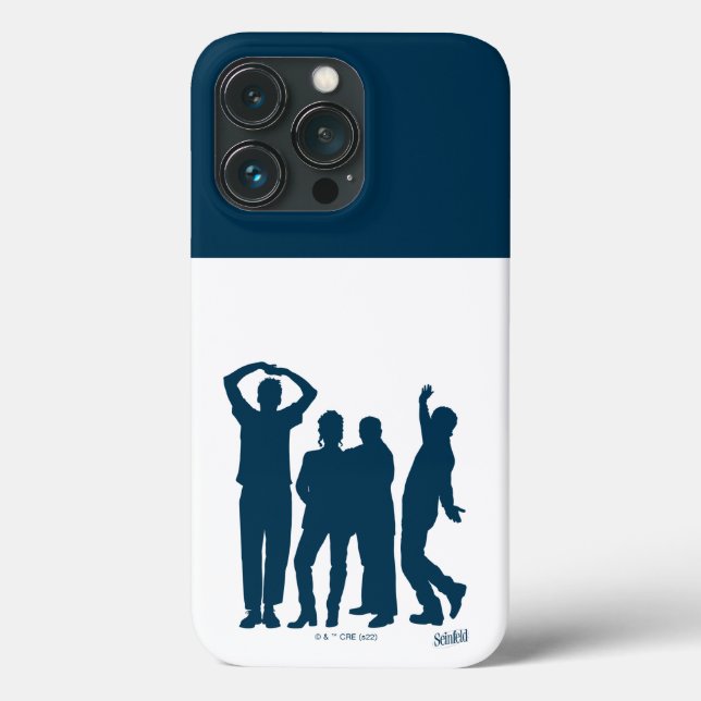 Seinfeld | Group Silhouette Graphic Case-Mate iPhone Case (Back)