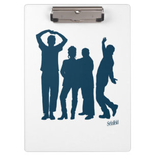 Seinfeld Group Silhouette Graphic Clipboard