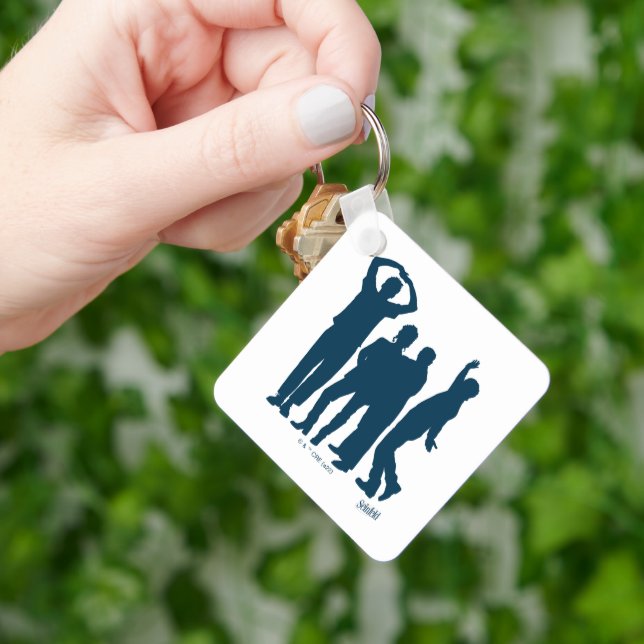Seinfeld | Group Silhouette Graphic Key Ring (Hand)