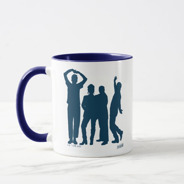 Seinfeld | Group Silhouette Graphic Mug (Left)