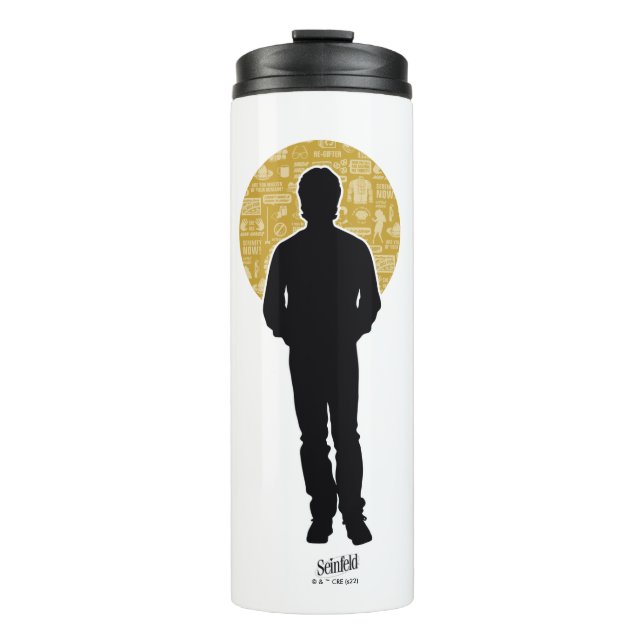 Seinfeld | Jerry Seinfeld Silhouette Thermal Tumbler (Front)