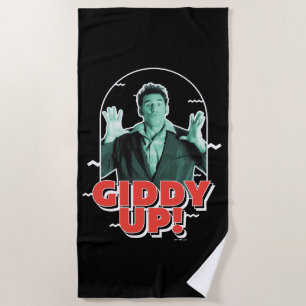 Seinfeld   Kramer - Giddy Up! Beach Towel